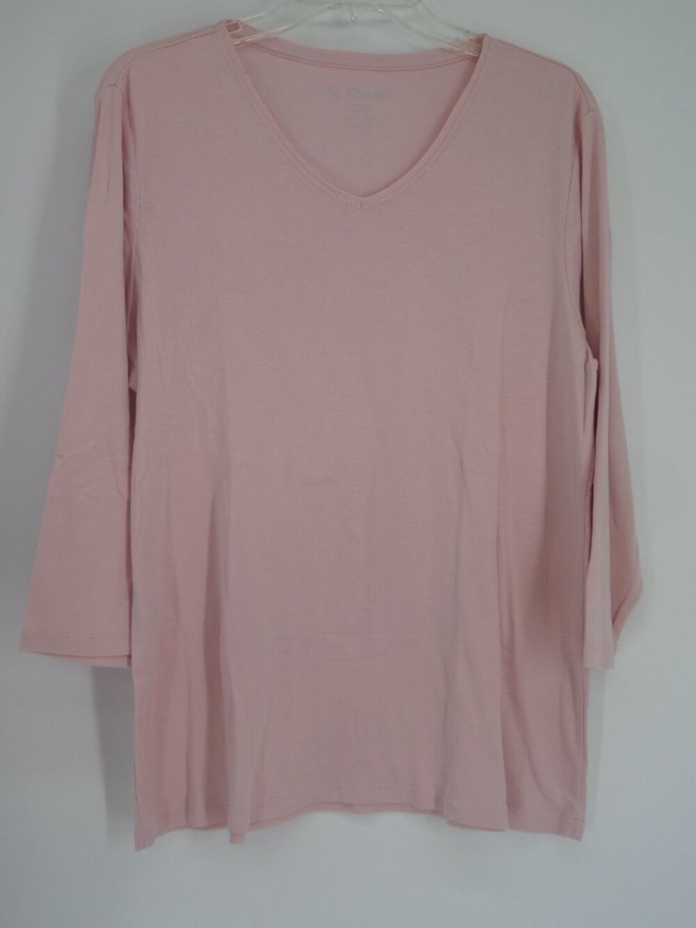 Chico's  Women's 3/4 Sleeve Fall Light Pink Top  Size 3 US XL